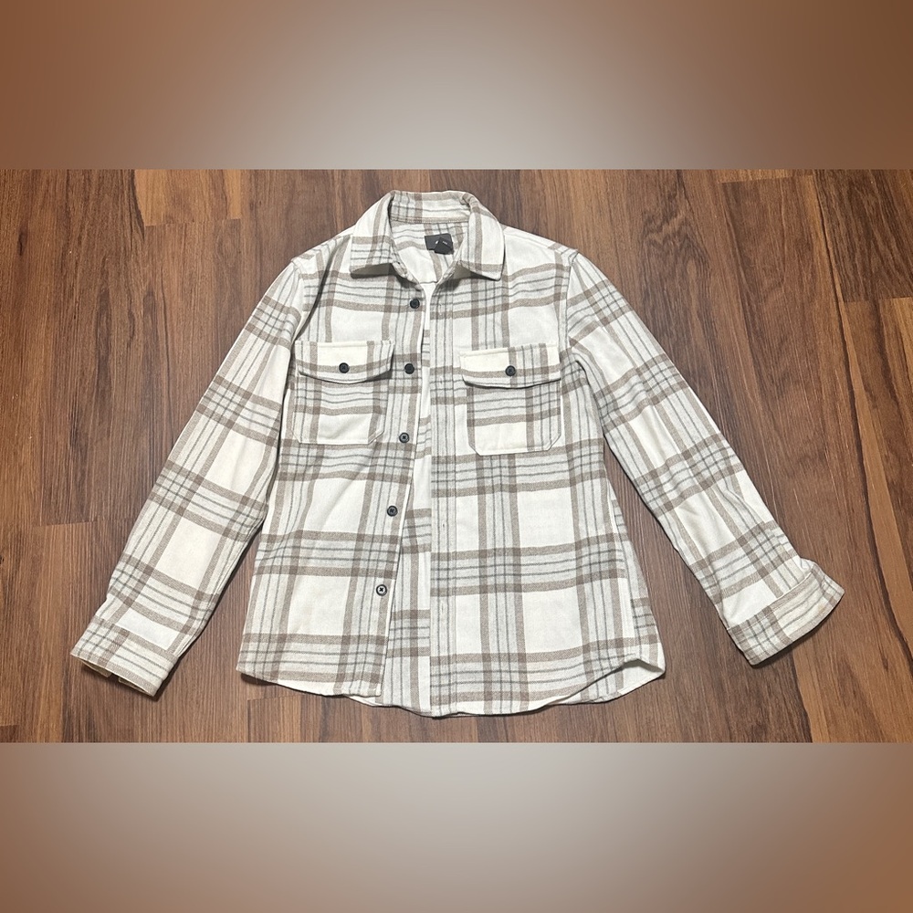 H&M regular-fit plaid flannel overshirt